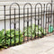 Sunnydaze 2-Piece Decorative Finial Border Fence - 8' Overall