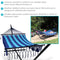 Sunnydaze Deluxe American Style Mayan Hammock & 15' Hammock Stand