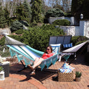 Sunnydaze Woven Double Hammock with Spreader Bars