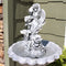 Sunnydaze Fairy Flower Solar Outdoor Fountain with Battery Backup - 42.5"