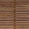 Sunnydaze Solid Teak Shower Mat - Spa-Inspired Slatted Bath Mat