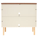 Sunnydaze Mid-Century Modern 2-Door Accent Cabinet with Shelves