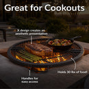 Sunnydaze Round Folding Camping Grill Grate