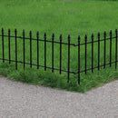 Sunnydaze 5-Piece Roman Garden Border Fence Set - 9 Overall Feet