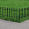 Sunnydaze 5-Piece Roman Garden Border Fence Set - 9 Overall Feet