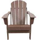 Sunnydaze Folding Adirondack Chair - 300-Pound Capacity - 34.5" H