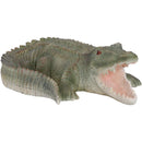 Sunnydaze Chloe the Crabby Crocodile Indoor/Outdoor Garden Statue - 18-Inch