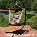 Sunnydaze Tufted Victorian Outdoor Hammock Chair Swing