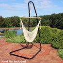 Sunnydaze Outdoor Mayan Hanging Hammock Chair - Natural
