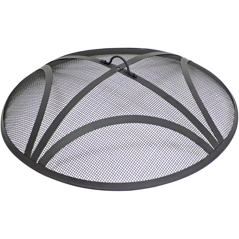 Sunnydaze Steel Mesh Outdoor Fire Pit Spark Screen - Multiple Sizes