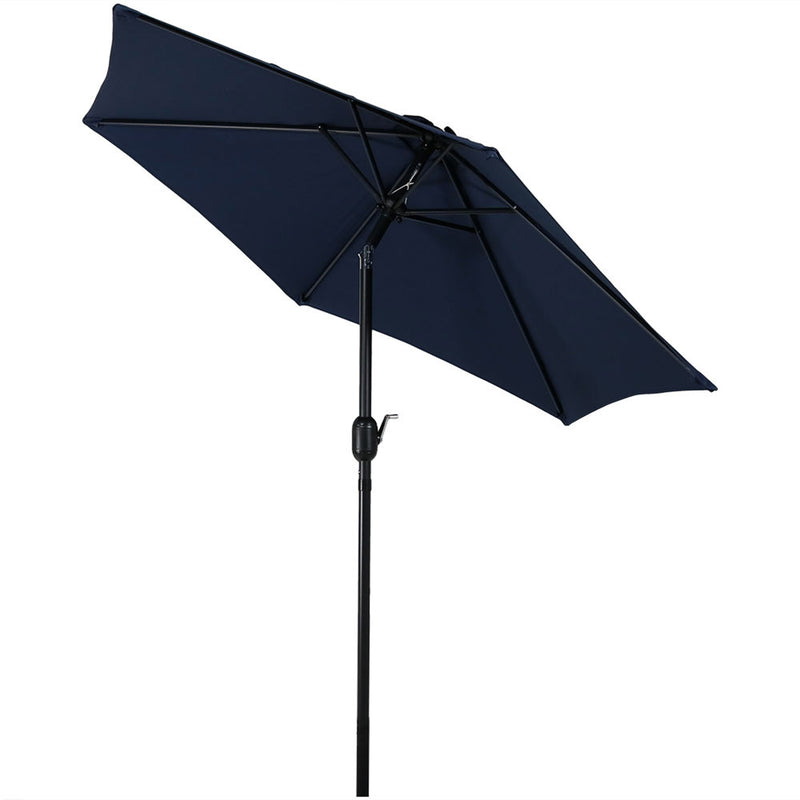 Sunnydaze 7.5' Aluminum Patio Umbrella with Tilt and Crank