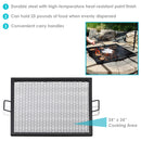 Sunnydaze X-Marks Square Fire Pit Grill Grate