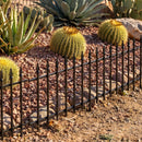 Sunnydaze Roman Garden Border Fence Set
