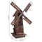 Sunnydaze Outdoor Wood Decorative Dutch Windmill - 34"