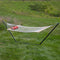Sunnydaze Rope Hammock with 12' Steel Stand, Pad, and Pillow