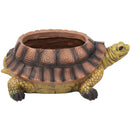 Sunnydaze Teddy the Tortoise Polyresin Planter - 11"