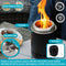 Sunnydaze Tabletop Smokeless Fire Pit with Travel Bag and Poker