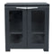 Sunnydaze Plastic Garage Storage Cabinet with Adjustable Shelf