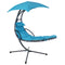 Sunnydaze Floating Chaise Lounge Chair with Umbrella - Choose Color