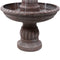 Sunnydaze Mediterranean 4-Tier Outdoor Fountain with Electric Pump