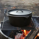 Sunnydaze Pre-Seasoned Cast Iron Deep Dutch Oven - 12.25" - 8-Quart