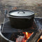 Sunnydaze Pre-Seasoned Cast Iron Deep Dutch Oven - 12.25" - 8-Quart