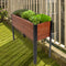 Sunnydaze Acacia Wood Raised Garden Bed with Legs - 31" H