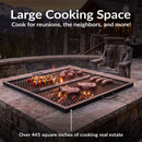 Sunnydaze Folding Camping Grill Grate