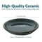Sunnydaze Set of 4 Glazed Ceramic Planter Saucers