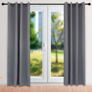 Sunnydaze Outdoor Blackout Curtain Panels with Grommet Top