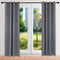 Sunnydaze Outdoor Blackout Curtain Panels with Grommet Top