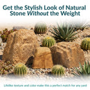 Sunnydaze 3-Piece Faux Landscape Rock Set
