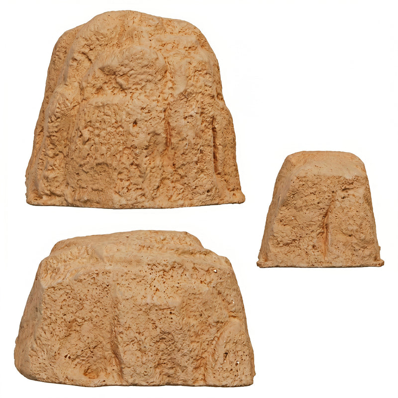 Sunnydaze 3-Piece Faux Landscape Rock Set