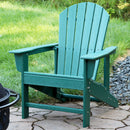 Sunnydaze Upright, All-Weather Adirondack Chair - 300-Pound Capacity - 38.25” H