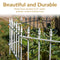 Sunnydaze Roman Garden Border Fence Set