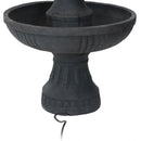 Sunnydaze Flower Blossom Outdoor Electric 3-Tier Water Fountain - 43" H