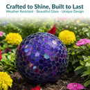 Sunnydaze 10-Inch Glass Gazing Globe for Garden or Backyard