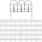 Sunnydaze Victorian Border Fence Set
