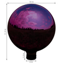 Sunnydaze Mirrored Glass Gazing Globe - 10"