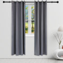 Sunnydaze Outdoor Blackout Curtain Panels with Grommet Top