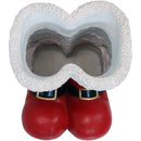 Sunnydaze Santa Boots Statue Christmas Decor - 13"