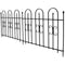 Sunnydaze 2-Piece Decorative Finial Border Fence, 8 Feet Overall