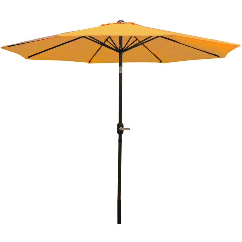 Sunnydaze Aluminum 9 Foot Patio Umbrella with Tilt & Crank