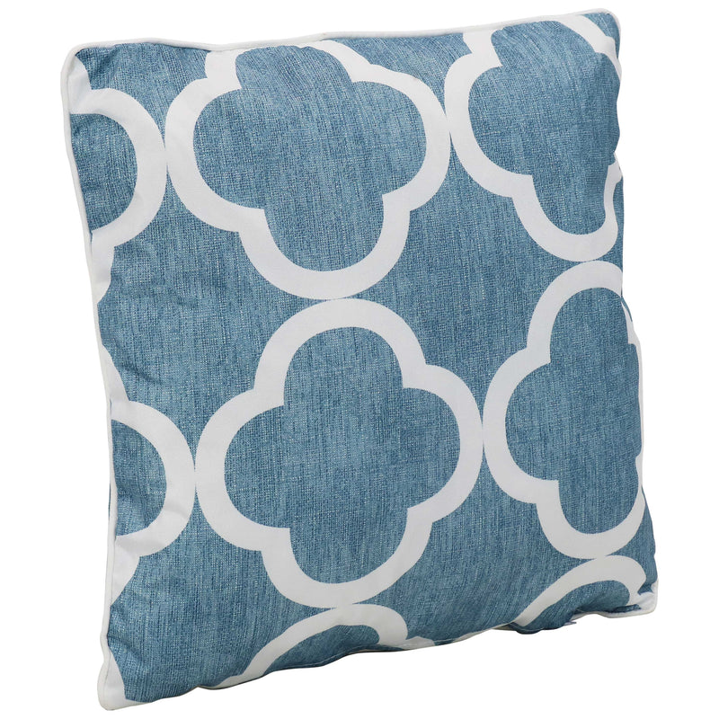 Sunnydaze Polyester Outdoor Decorative Throw Pillow - Set of 2