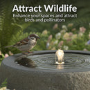 Sunnydaze Polystone Outdoor Bubble Fountain