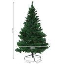 Sunnydaze Unlit Faux Christmas Tree with Hinged Branches and Stand