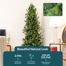 Sunnydaze Stately and Slim Artificial Christmas Tree - Unlit