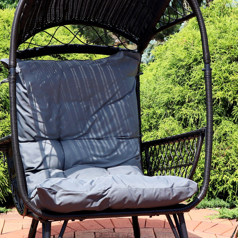 Sunnydaze Polyester Outdoor Egg Chair Cushion Replacement