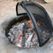 Sunnydaze Easy Access Steel Fire Pit Spark Screen