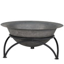 Sunnydaze Wood-Burning Cast Iron Fire Pit Bowl with Stand - 23.5" Diameter